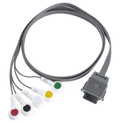 TPU Edan 5Lead ECG Holter kabel IEC Snap houdbaarheid 24 maanden voor biomedisch instrument