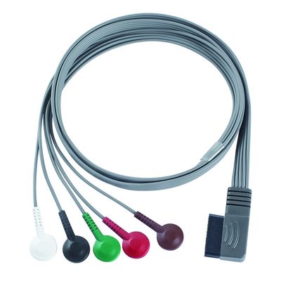 Compatibel met PH ECG Telemetrie Leadwire - M4725A ECG Holter Cable 350-0173-03 voor Zymed DigiTrak-Plus