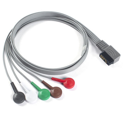 Compatibel met PH ECG Telemetrie Leadwire - M4725A ECG Holter Cable 350-0173-03 voor Zymed DigiTrak-Plus