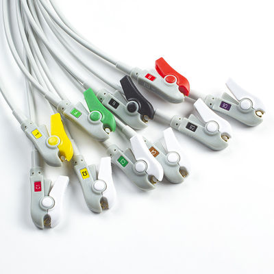 Compatibele Mindray BeneHeart D6 Defibrillator 10Lead EKG Leadwires IEC Grabber