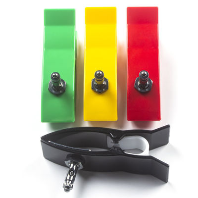 Pediatrische adapters voor meerkleurige ledematenclamps met snap-endconnector en Ag/Cl-plating