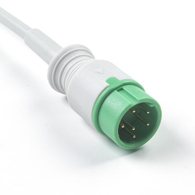 Grijzige IVY 5Lead ECG kabel AHA Snap 1m 3,0 diameter