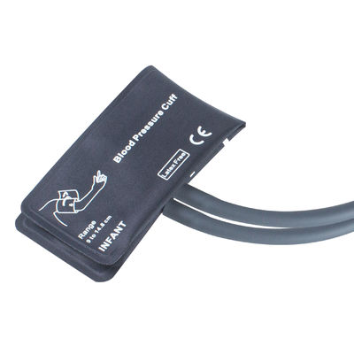 NIBP manchet voor baby Blaasloze dubbele buis 9-14.8 cm Nylon manchet