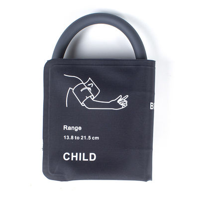 Slang Kleur Grijzige Pediatrische NIBP manchet 13,8-21,5 cm Nylon manchet Blaasloze enkelbuis
