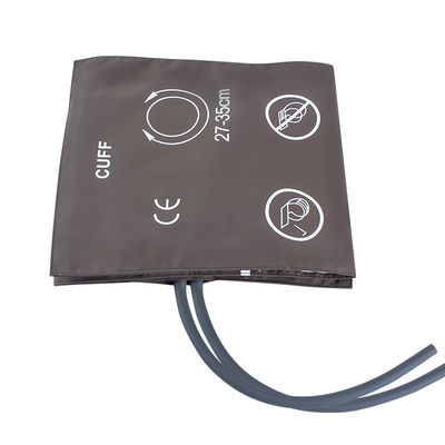 Volwassenen NIBP manchet Dubbele buis 27-35cm TPU manchet Bruine zak Verpakkingsvorm