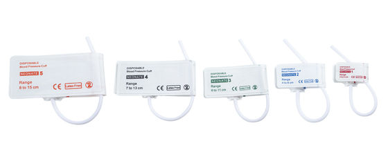 Eenmalig Neonatal NIBP Manschet Eénbuis Grootte 1 3-6 cm Latexvrij Steriele