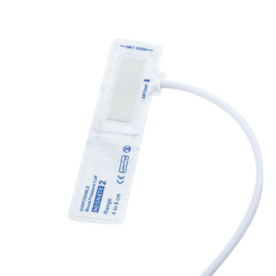 Latexvrije wegwerpneubachette voor pasgeborenen NIBP enkelbuis Grootte 2 4-8 cm