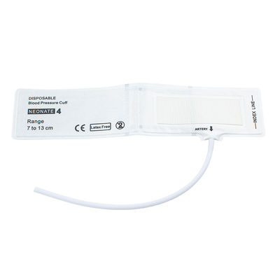 Eenvoudige buis Grootte 4 Wegwerp Neonaten NIBP Manschet 7-13cm voor Medisch
