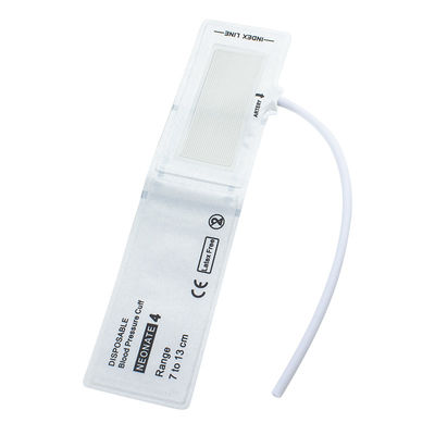 Eenvoudige buis Grootte 4 Wegwerp Neonaten NIBP Manschet 7-13cm voor Medisch