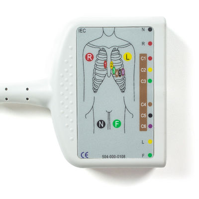 OD6mm 2.2M P-Hilips EKG Kabel Kofferbakkabel voor M1770A M1771A M1772A Pagewriter 100 Pagewriter 200