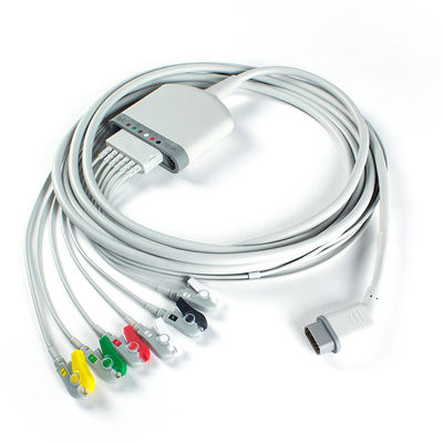 SpO2 6Lead ECG patiëntkabel 3.5M met SpO2/temperatuur/ECG functie