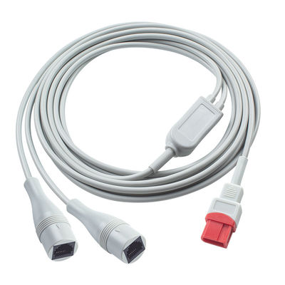 Compatibel voor Spacelabs IBP kabel 10Pin tot Double Abbott 3.5M
