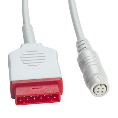 3.5M GE IBP Adapter Cable to Double P-Hilips Connector voor medische diagnostische apparatuur