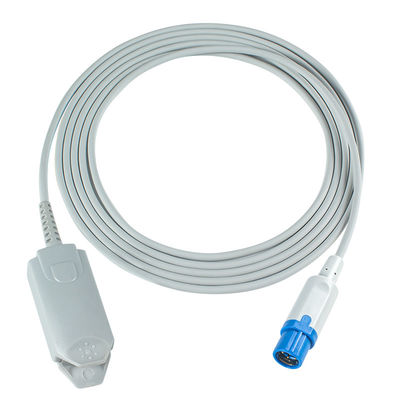 Grijs compatibel Draeger Direct-Connect SpO2 Sensor voor Infinity Delta 7Pin Houdbaarheid 24 maanden
