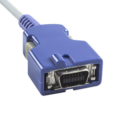 Semi-afgeronde SpO2-sensor 3M voor C-ovidien N-ellcor Pulsoximeter Kabel 100g Gewicht en DB 14-pin Purple Connector