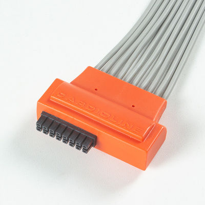 Compatibele Cardioline Touch ECG 10Lead ECG kabel IEC Snap met grijs en oranje TPU
