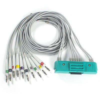 EKG-kabel 10Lead IEC Banana 4.0mm Voor Nihon Kohden ECG-9320 ECG-9522P BR-911D