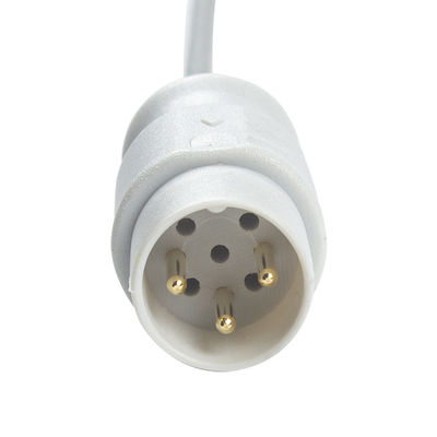 3.0M PVC-luchtschildtemperatuuradapter Kabel naar dubbelspeldverbinding Proximaal met rechthoekige verbinding