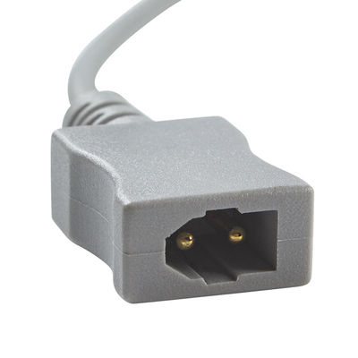 3.0M PVC-luchtschildtemperatuuradapter Kabel naar dubbelspeldverbinding Proximaal met rechthoekige verbinding