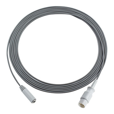 Compatibele Air Shield 3Pin naar Vrouwelijke Mono Plug Connector Temperatuur Adapter Kabel 3.0M voor ziekenhuizen en medische apparatuur