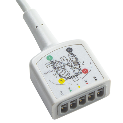AAMI 3-aderige ECG-stamkabel 130cm 12-pins VS-type