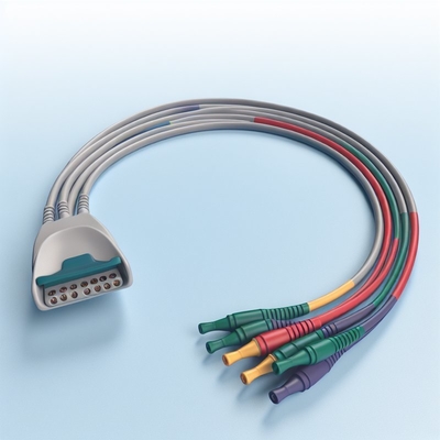 Philips EKG-kabel 5 Lead 12Pin M1975A voor volwassenen en kinderen