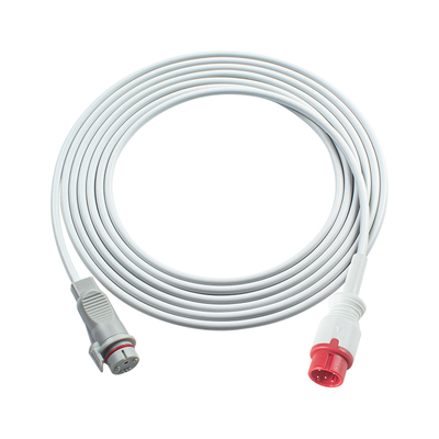 BARD IBP Adapterkabel 8-pins met Edward Argon BD Abbott BB PVB Utah Medex Mindray Connector IBP Transducer Verlengsnoer