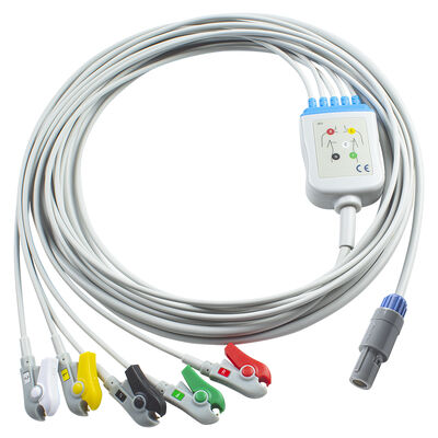 Biosys EKG-kabel en looddraad 6pin BPM-103 EKG-kabel
