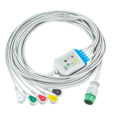 Biosys 12Pin ECG Cable and leadwires  6pin BT-770 ECG cable