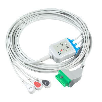 Fukuda Denshi CIO-07CTP-5NA CIO-07CTP-3NA ECG Kabel 15Pin DSL-8001 DSL-8001R Dynascope DS-8100 DS-8200 DS-8500