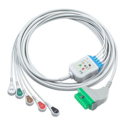 Fukuda Denshi CIO-07CTP-5NA CIO-07CTP-3NA ECG Kabel 15Pin DSL-8001 DSL-8001R Dynascope DS-8100 DS-8200 DS-8500