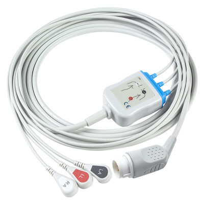Mennen 900 1110 Horizon 2000 5200 Horizon 9000XL MR1200 1270 1280 1300 1380 1100 2100 2200 ECG EKG Kabel en Leads 10 Pin