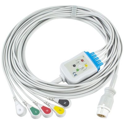 EKG-kabel 5 lood 12 pin M1975A voor volwassenen en kinderen