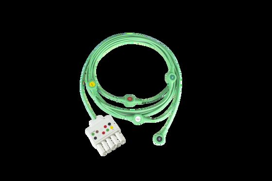 Siemen Draeger Monolead MS16160 MS16161 EKG EKG patiënt Kabel en looddraad 3 looddraad Dual 5Pin