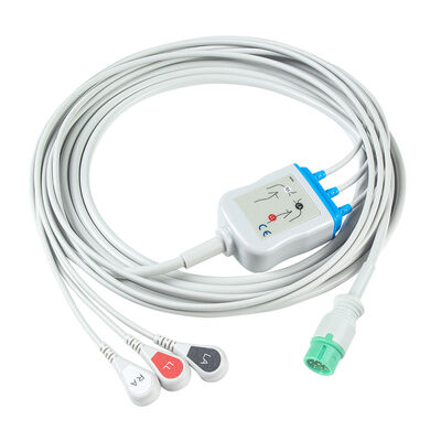 Yonker IE12 E12 E12S 9-pins multi-parameter monitor ECG-kabel 6-pins ECG-kabels en leadwires