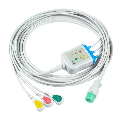 Yonker IE12 E12 E12S 9-pins multi-parameter monitor ECG-kabel 6-pins ECG-kabels en leadwires