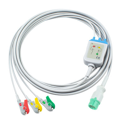 Yonker IE12 E12 E12S 9-pins multi-parameter monitor ECG-kabel 6-pins ECG-kabels en leadwires