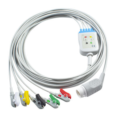 Ph 43100A 8Pin EKG Kabel en looddraad hp CodeMaster XL+ defibrillator machine