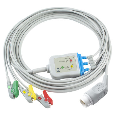 Ph 43100A 8Pin EKG Kabel en looddraad hp CodeMaster XL+ defibrillator machine