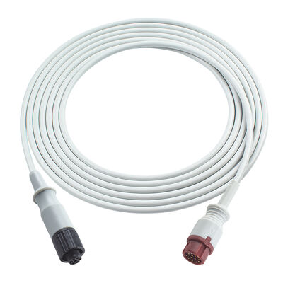 Bistos IBP Adapter Cable 12Pin to Edward Argon BD Abbott BB PVB Utah Medex Mindray Connector for BT-710 BT-720 BT-740 BT-770 BT-780