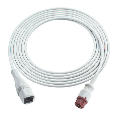 Bistos IBP Adapter Cable 12Pin to Edward Argon BD Abbott BB PVB Utah Medex Mindray Connector for BT-710 BT-720 BT-740 BT-770 BT-780