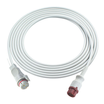 Bistos IBP Adapter Cable 12Pin to Edward Argon BD Abbott BB PVB Utah Medex Mindray Connector for BT-710 BT-720 BT-740 BT-770 BT-780