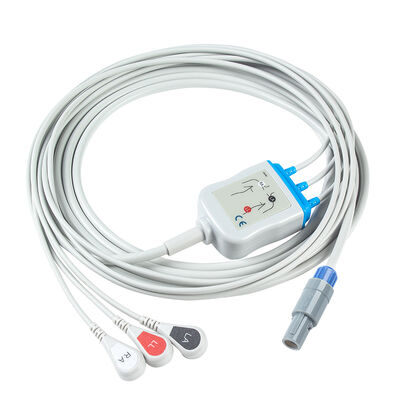 Huntleigh 8Pin Multi-Parameter Monitor Smartsigns Compact 300 500 EKG kabel ECG kabels en looddraden