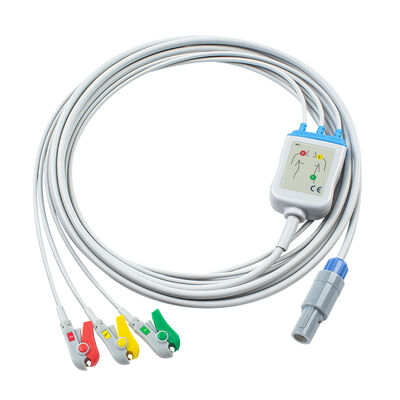 Huntleigh 8Pin Multi-Parameter Monitor Smartsigns Compact 300 500 EKG kabel ECG kabels en looddraden