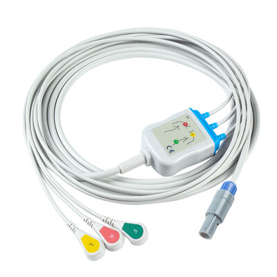 Huntleigh 8Pin Multi-Parameter Monitor Smartsigns Compact 300 500 EKG kabel ECG kabels en looddraden