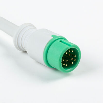 Yonker 12Pin E12 Eén directe ECG-kabel ECG-kabels en geleidingsdraden 3 afleidingen AHA IEC