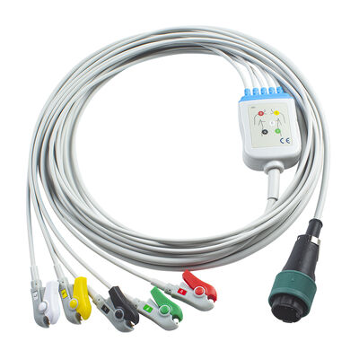 Saadat 6-pins 8-pins ECG-kabel en leadwires uit één stuk