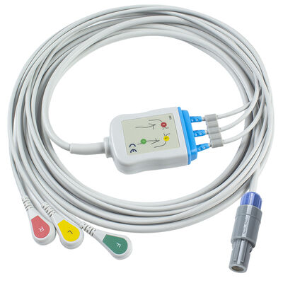 Samsung 7pin 3Lead ECG-kabel en leadwires uit één stuk