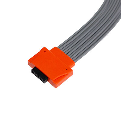 Compatibele Cardioline Walk400h Clickholter NG 5 7-afleidingen TPU-materiaal IEC-kleurcodering ECG-holterkabel