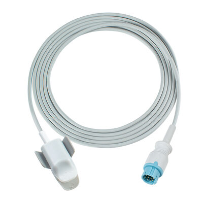 Compatibele LEPU Creative Aiview V12 V10 PH10 PH12 VX VS 10Pin SpO2-sensorkabel met een lengte van 2,5 M